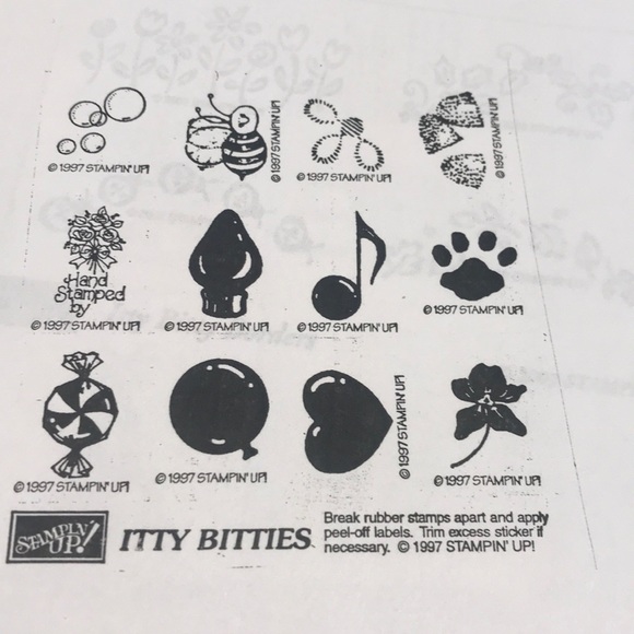 Stampin up. Itty bitties 1997 - Picture 1 of 1